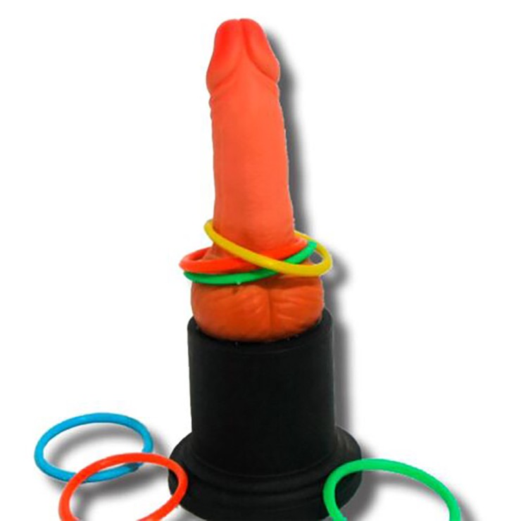 GIOCO SEXY DEGLI ANELLI CON PENE E DADO BENDE GADGET...