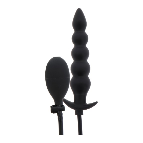 PLUG ANALE GONFIABILE CON SFERETTE STIMOLANTI E POMPETTA MANUALE