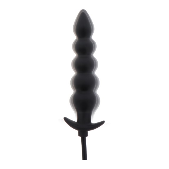 PLUG ANALE GONFIABILE CON SFERETTE STIMOLANTI E POMPETTA MANUALE
