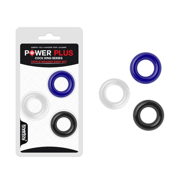 KIT 3 ANELLI PER PENE SEX TOY PER MANTENERE L'EREZIONE...