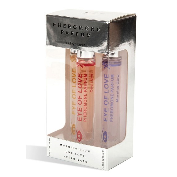 PROFUMI AL FEROMONE PER DONNA FORMATO DA VIAGGIO SET 3 PZ x 10mL