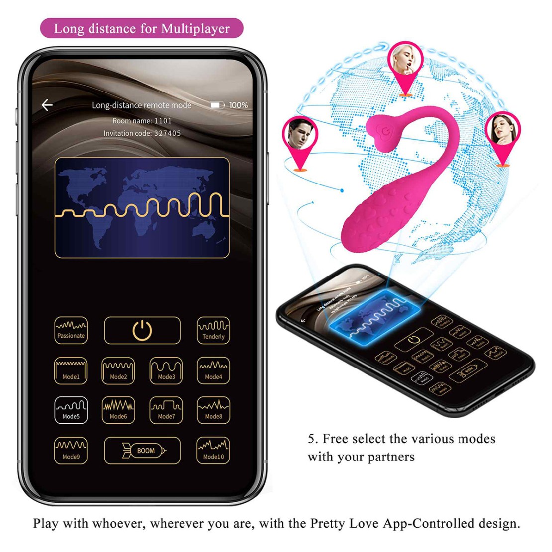 OVETTO SEX TOY CON APP VIBRA A QUALSIASI...