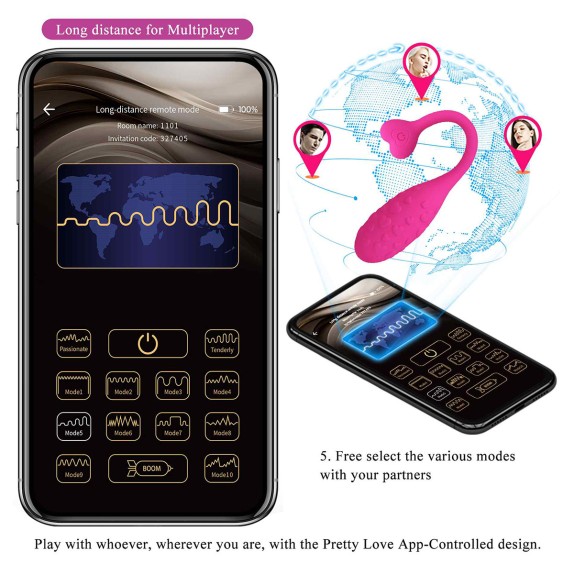 OVETTO SEX TOY CON APP VIBRA A QUALSIASI DISTANZA FISHERMAN
