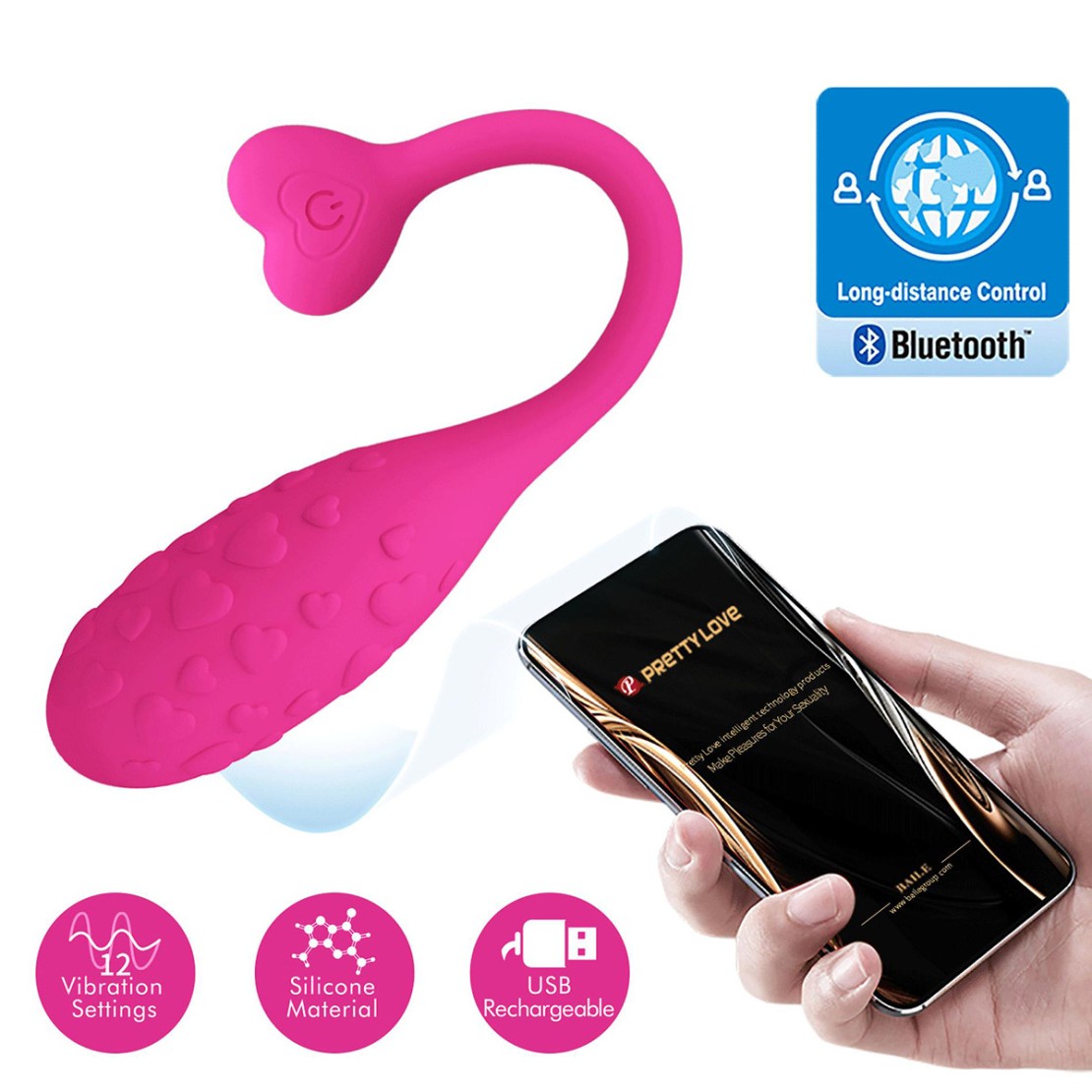 OVETTO SEX TOY CON APP VIBRA A QUALSIASI...