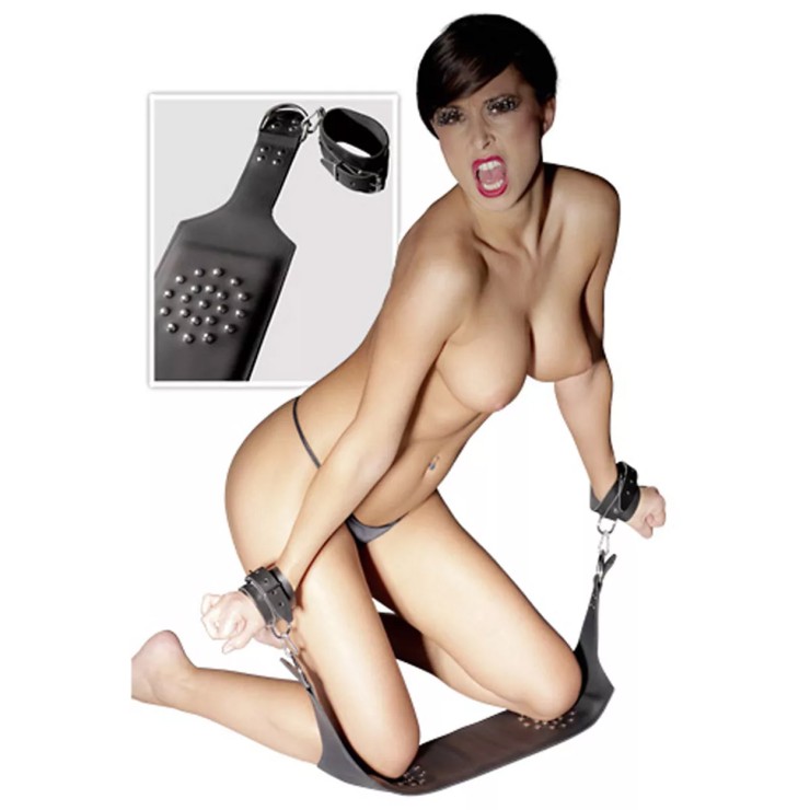 IMMOBILIZZATORE CON BORCHIE PER GINOCCHIA E MANETTE...