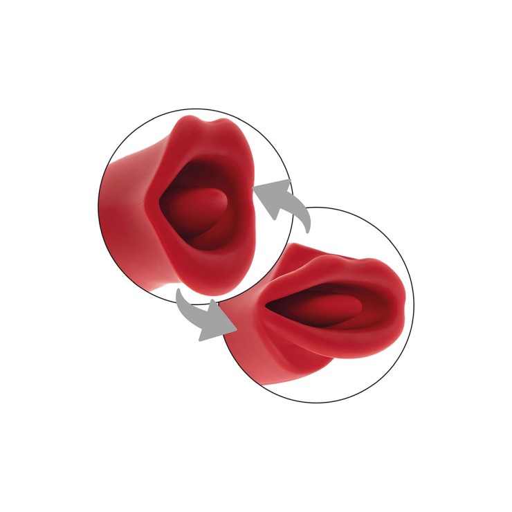BOCCA VIBRANTE CON MOVIMENTO STIMOLATORE PER CLITORIDE... 2