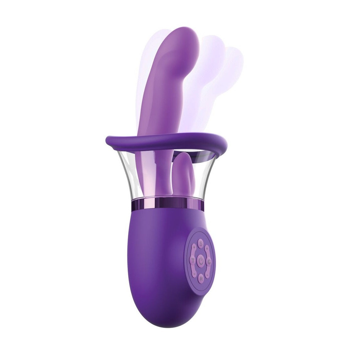SEX TOY 3IN1 CON COPPETTA LINGUA E VIBRATORE...