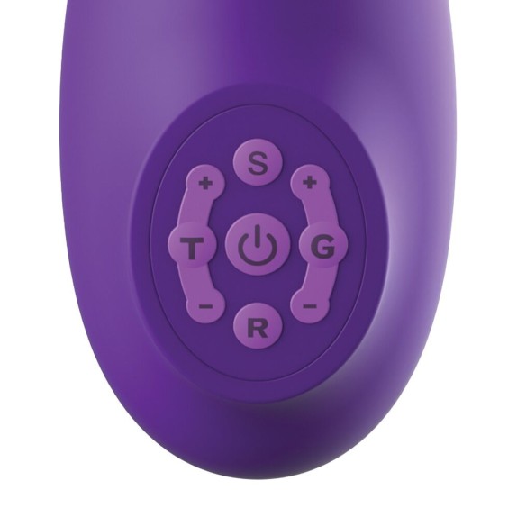 SEX TOY 3IN1 CON COPPETTA LINGUA E VIBRATORE INTERNO