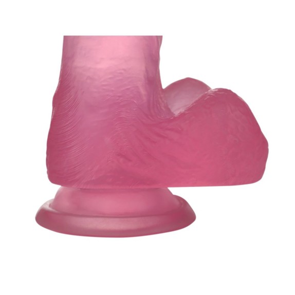 FALLO IN JELLY ROSA DA 15 O 17 CM CON VENTOSA LOVETOY