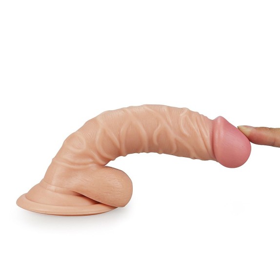 DILDO IN PVC REALISTICO CON TESTICOLI E VENTOSA 7,5" LOVETOY
