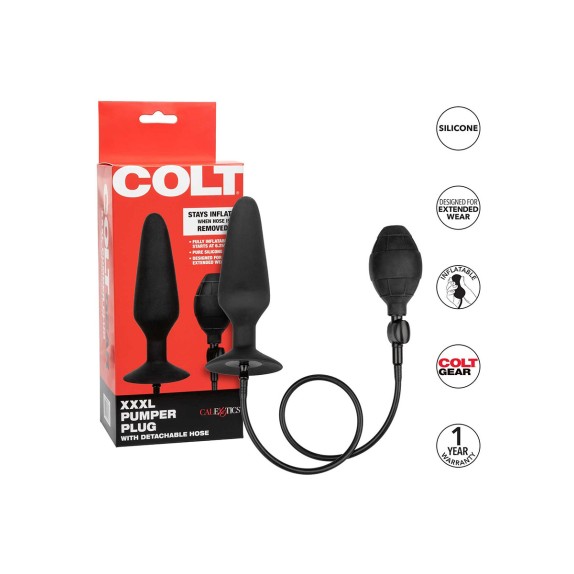 PLUG ANALE GONFIABILE XXXL STACCABILE IN SILICONE COLT
