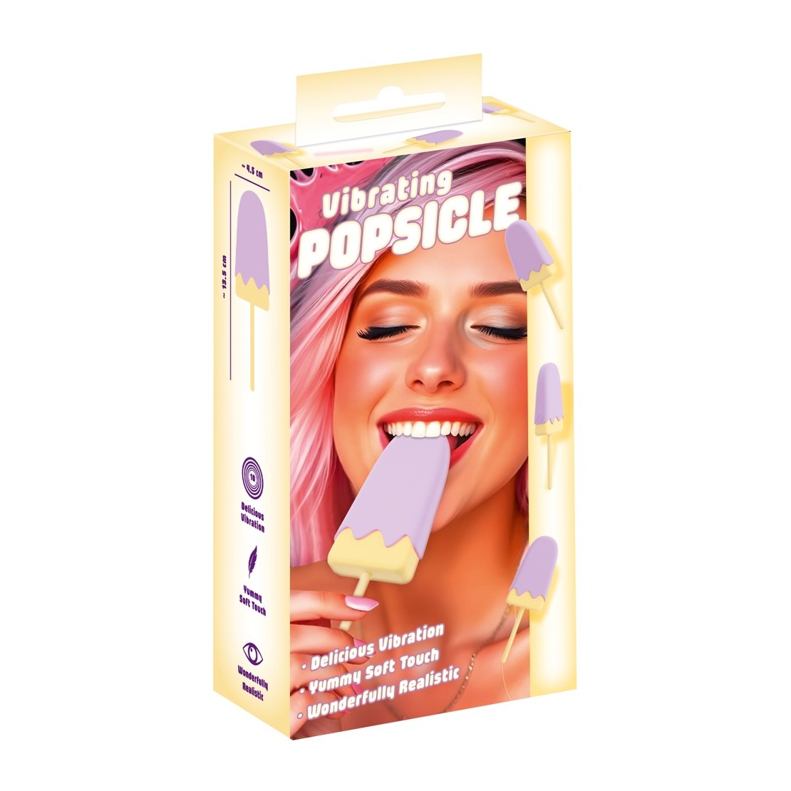 VIBRATORE RICARICABILE A FORMA DI GHIACCIOLO...