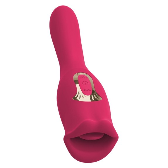 SEX TOY 2IN1 CON BOCCA CHE SI MUOVE E VIBRATORE VAGINALE ORALFUN