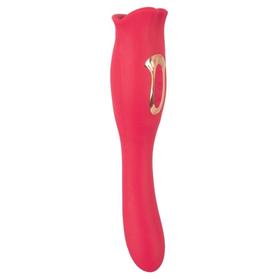 SEX TOY 2IN1 CON BOCCA CHE SI MUOVE E VIBRATORE VAGINALE ORALFUN