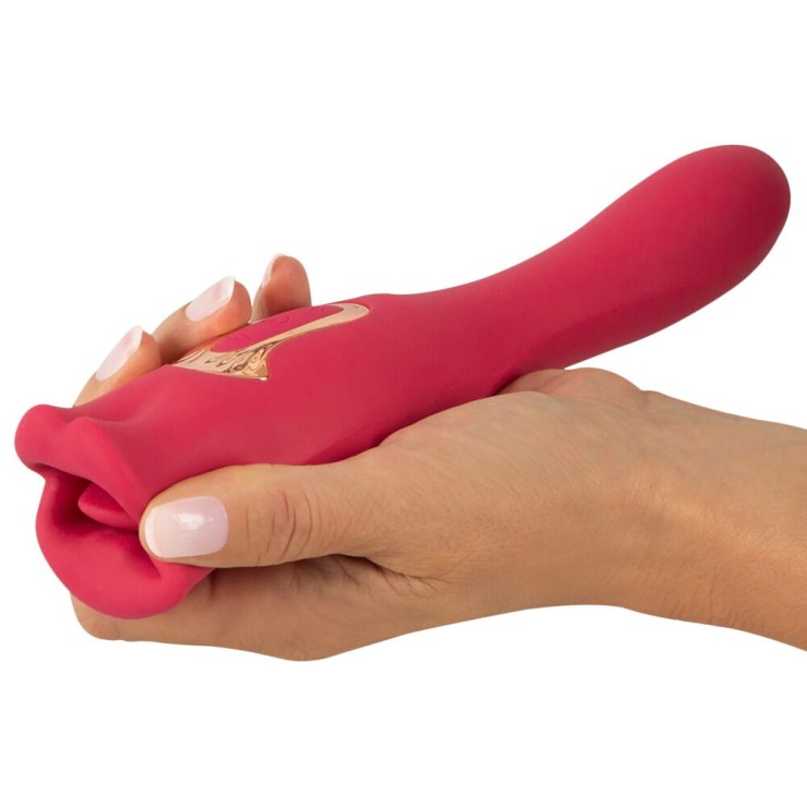 SEX TOY 2IN1 CON BOCCA CHE SI MUOVE E VIBRATORE VAGINALE... 2