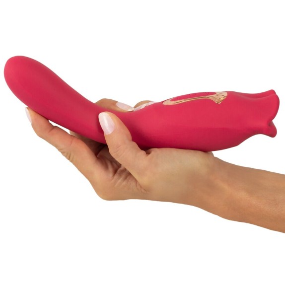 SEX TOY 2IN1 CON BOCCA CHE SI MUOVE E VIBRATORE VAGINALE ORALFUN