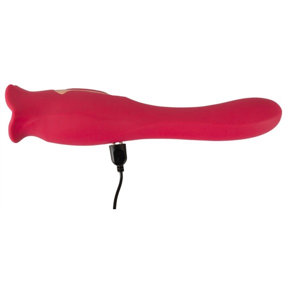 SEX TOY 2IN1 CON BOCCA CHE SI MUOVE E VIBRATORE VAGINALE ORALFUN