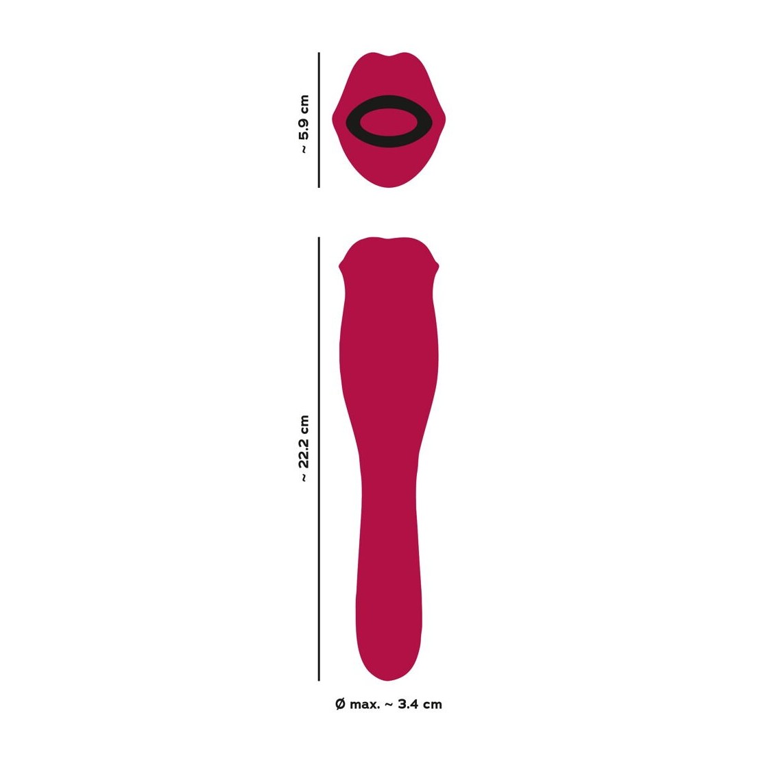 SEX TOY 2IN1 CON BOCCA CHE SI MUOVE E VIBRATORE...