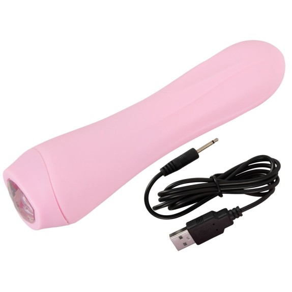 CUTIES MINI VIBRATORE RICARICABILE CON DIAMANTE A CUORE
