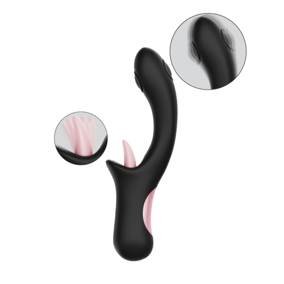 copy of VIBRATORE RABBIT CON LINGUA PER CLITORIDE E PULSAZIONE GEMMA