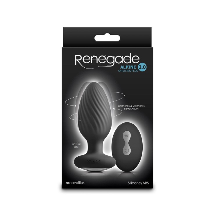 PLUG ANALE VIBRANTE CON MOVIMENTO ROTATORIO WIRELESS...