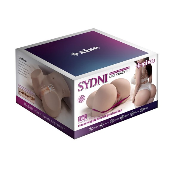 MEZZO BUSTO DONNA REALISTICO CON MOVIMENTO SU E GIU' INTERNO A SPINTA SYDNI XISE