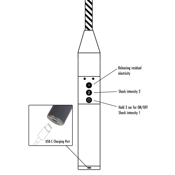 copy of RIDING CROP FRUSTINO PER ELETTROSTIMOLAZIONE RICARICABILE