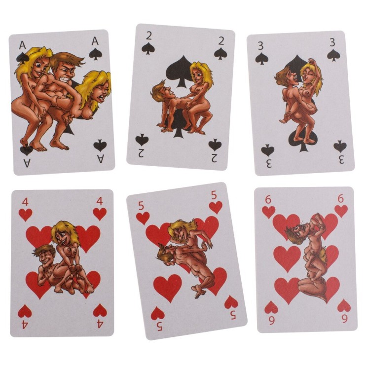 CARTE DA GIOCO VERSIONE KAMASUTRA GADGET SCHERZOSO 2