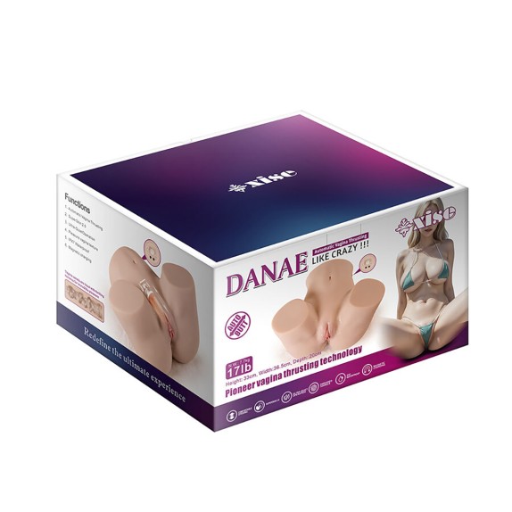 MEZZO BUSTO DI DONNA REALISTICO CON MOVIMENTO INTERNO A SPINTA DANAE XISE