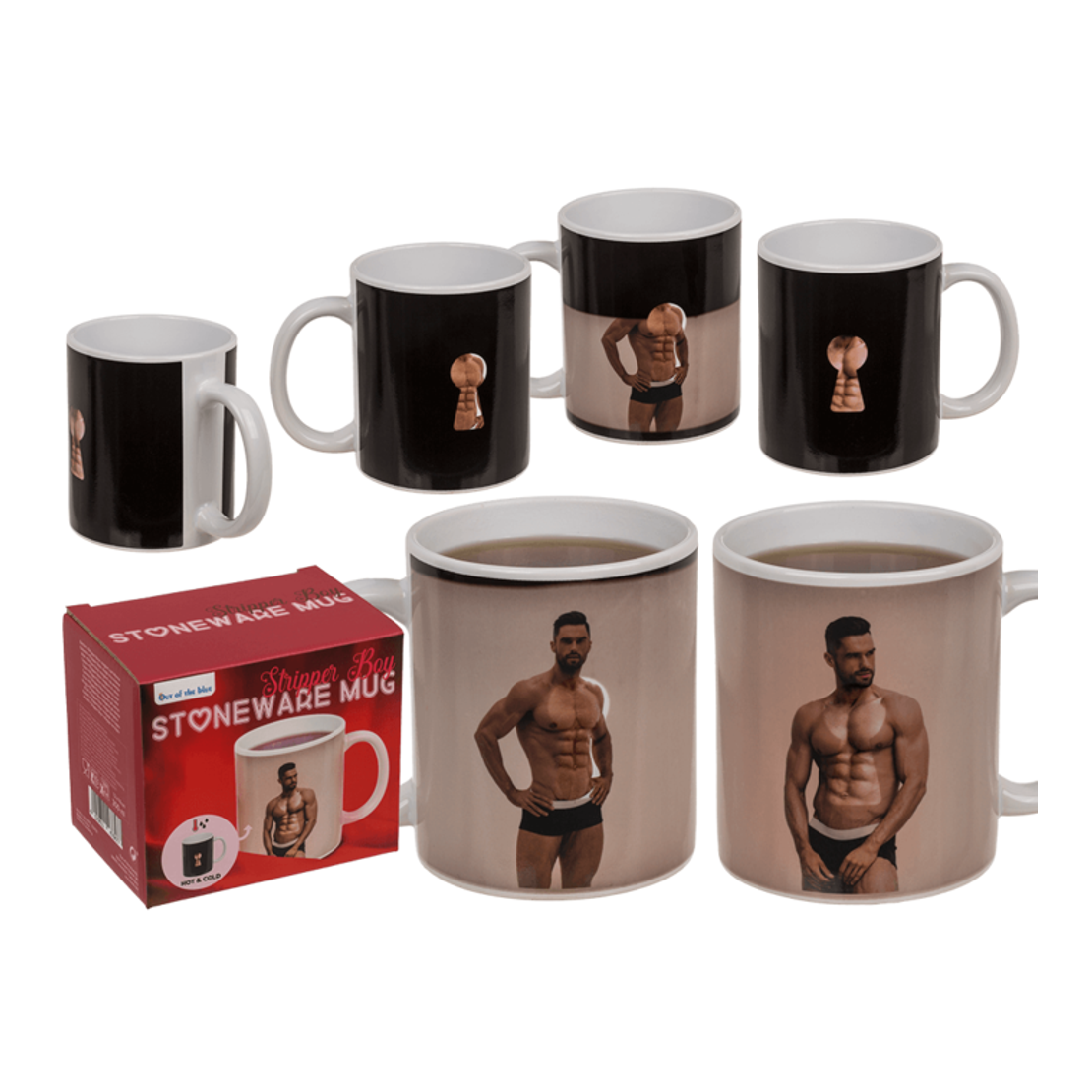 STRIP MUG TAZZA SPOGLIARELLO UOMO