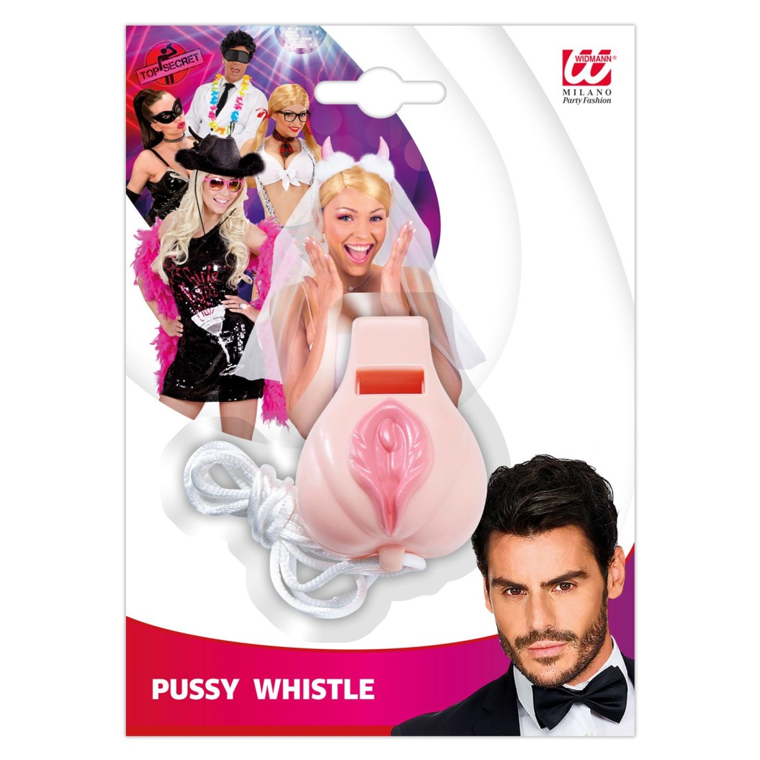 FISCHIETTO SEXY A FORMA DI VAGINA GADGET SCHERZOSO