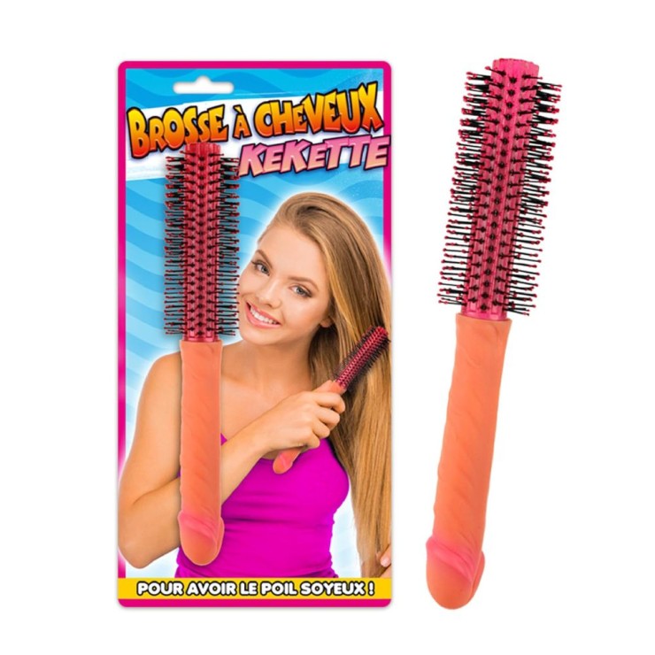 SPAZZOLA SEXY PER CAPELLI CON MANICO A FORMA DI PENE...