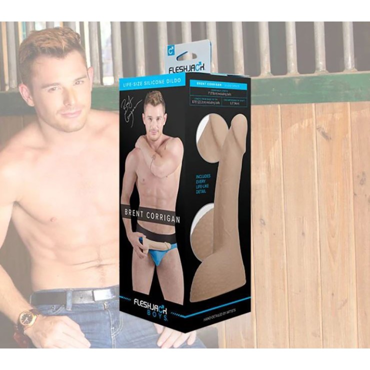 DILDO REALISTICO DI BRENT CORRIGAN FALLO 22,2 CM CON...