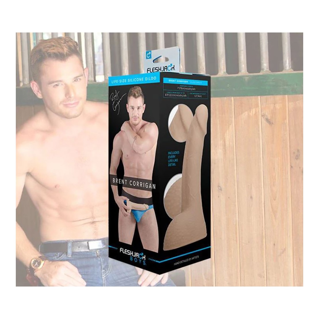 BRENT CORRIGAN DILDO REALISTICO FLESHJACK