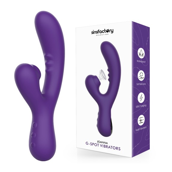 SEX TOY PER IL PUNTO G FLESSIBILE  CON SUCCHIA CLITORIDE JOANNA