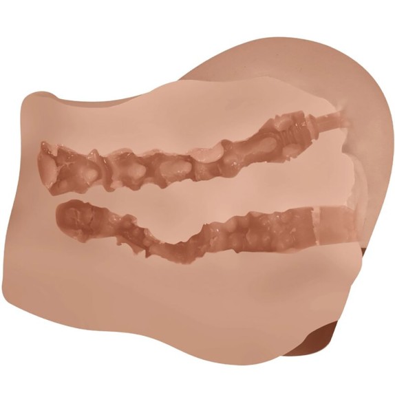 CULETTO VIBRANTE MASTURBATORE REALISTICO CON ANO E VAGINA PENETRABILI MILA