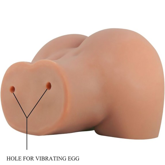 CULETTO VIBRANTE MASTURBATORE REALISTICO CON ANO E VAGINA PENETRABILI MILA