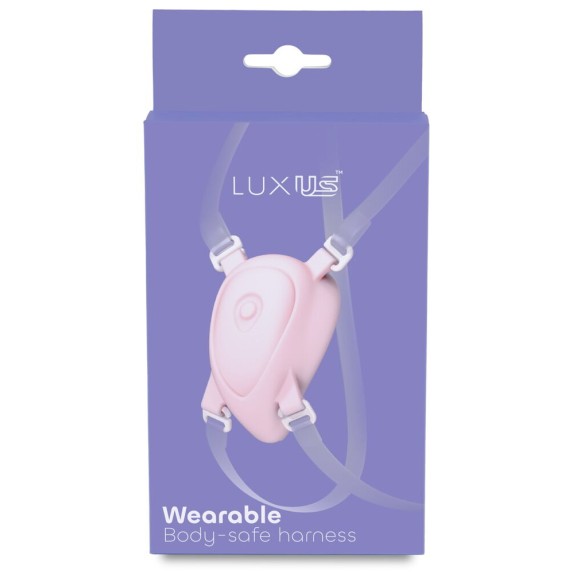 HARNESS IN SILICONE REGOLABILE PER VIBRATORE PER CLITORIDE LUXUS