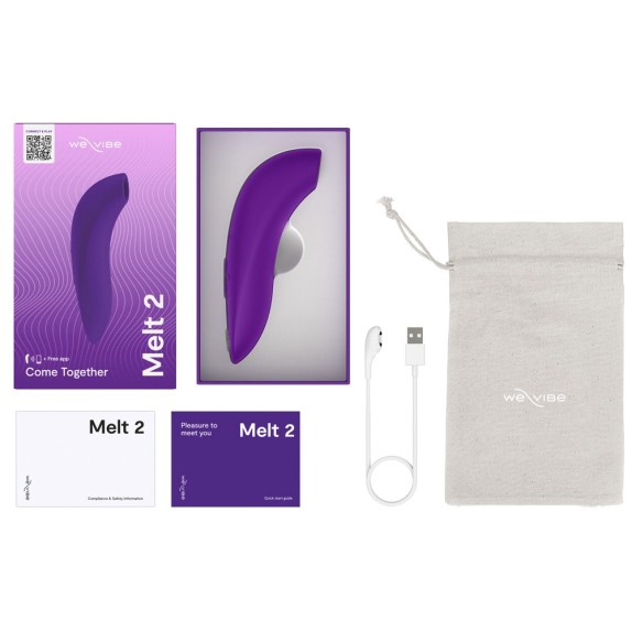 MELT 2 SUCCHIA CLITORIDE USB SILENZIOSO IN SILICONE CON APP WE VIBE