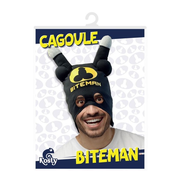 MASCHERA CAPPUCCIO CON ANTENNE A PISELLO DI PELUCHE GADGET