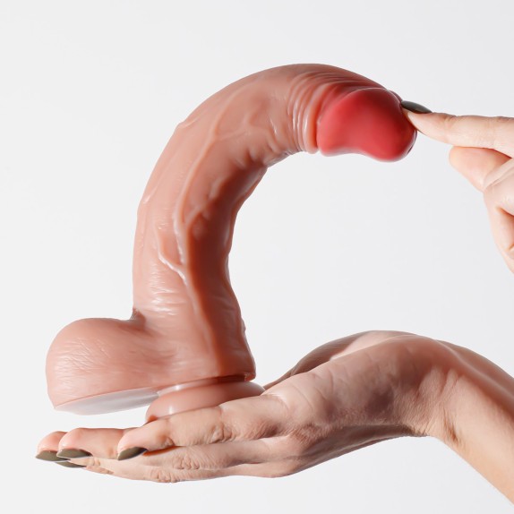 DILDO INVIKTUS REALISTICO DI SILICONE LIQUIDO 23 CM DUAL DENSITY