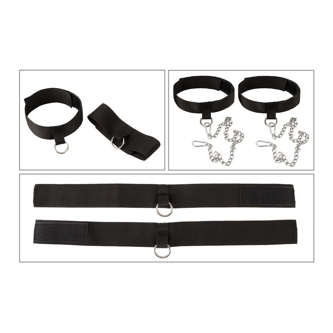 SET BONDAGE COSTRITTIVO CON CUSCINO TONDO E...