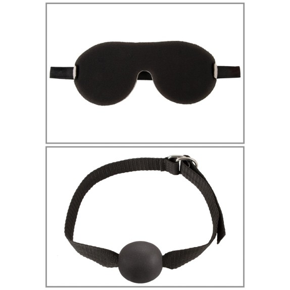 SET BONDAGE COSTRITTIVO CON CUSCINO TONDO E MANETTE CON ACCESSORI