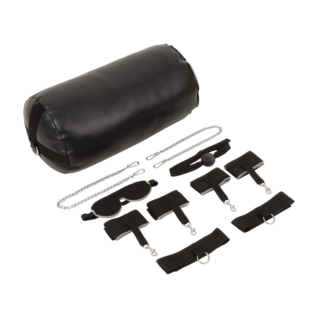 SET BONDAGE COSTRITTIVO CON CUSCINO TONDO E...