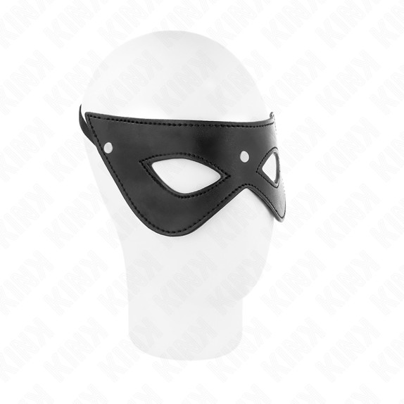 MASCHERA PER OCCHI SEXY IN ECOPELLE CON BORCHIE KINK