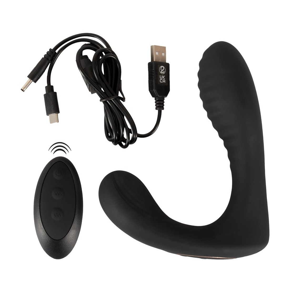 PLUG PROSTATICO VIBRANTE CON TELECOMANDO...