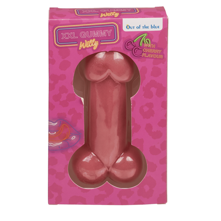 CARAMELLA GOMMOSA A FORMA DI PENE GUSTO CILIEGIA XXL...