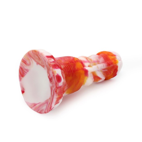 FALLO DILDO 20,5 CM CON INTRECCI E RILIEVI SUPER STIMOLANTI E BASE STABILE KIOTOS