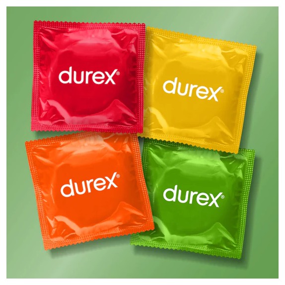 PROFILATTICI ALLA FRUTTA 4 GUSTI DUREX TROPICAL MIX CONFEZIONE 12 PEZZI