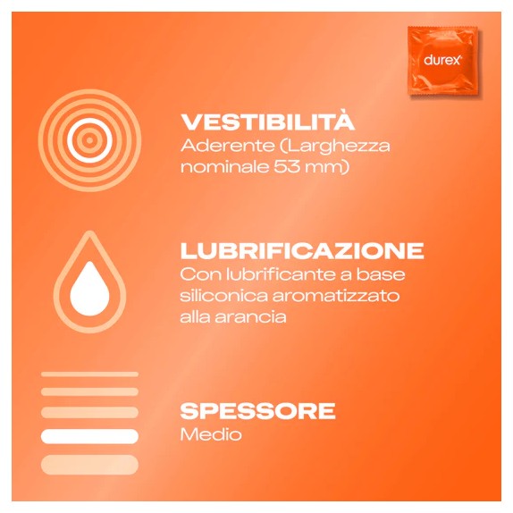 PROFILATTICI ALLA FRUTTA 4 GUSTI DUREX TROPICAL MIX CONFEZIONE 12 PEZZI